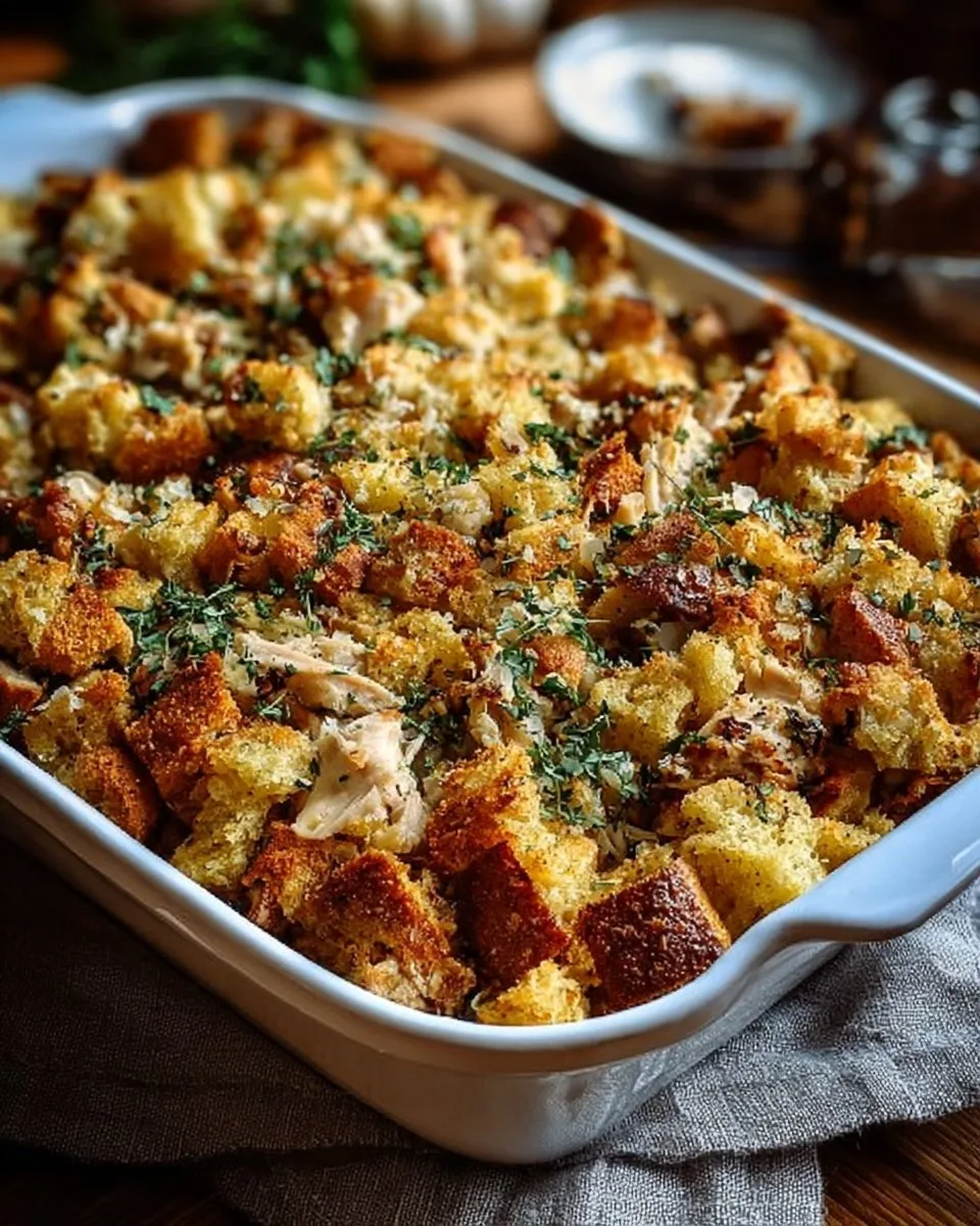 Dolly's Chicken and Stuffing Casserole