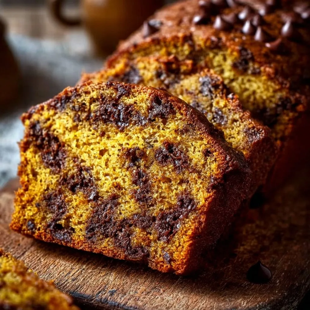 Banana Chocolate Chip Pumpkin Bread