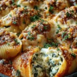 Spinach and Ricotta Stuffed Shells