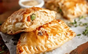 Homemade Turkey Hand Pies fresh out of the oven