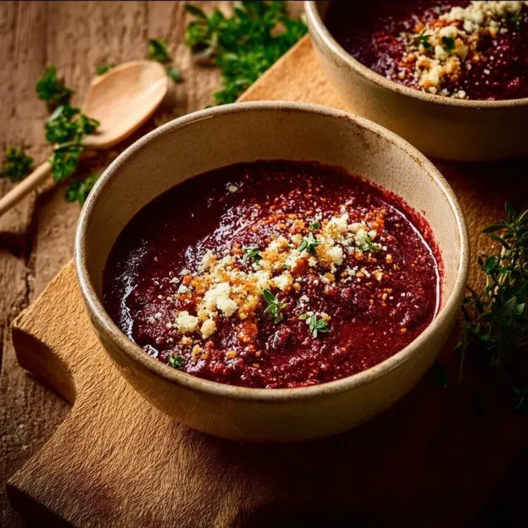 A delicious bowl of Cranberry Jalapeño Dip with crackers and fresh herbs