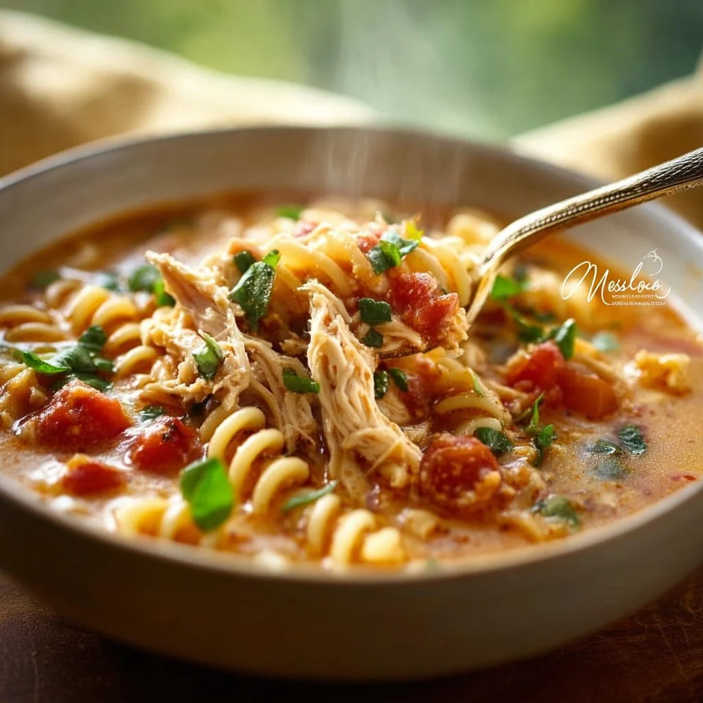 Crockpot Chicken Parmesan Soup
