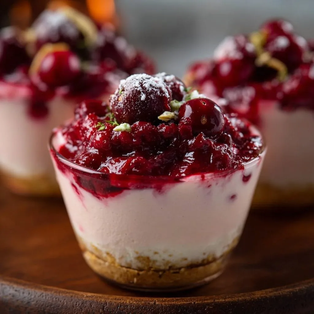 Cranberry Mascarpone Mousse Cups – A Light and Elegant Holiday Dessert