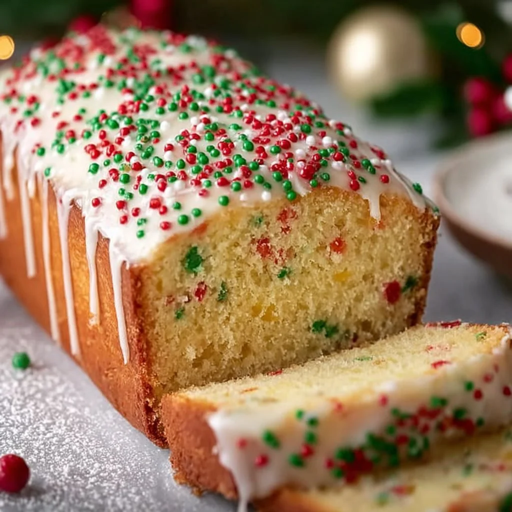 Festive Christmas Sprinkle Buttermilk Bread for holiday celebrations
