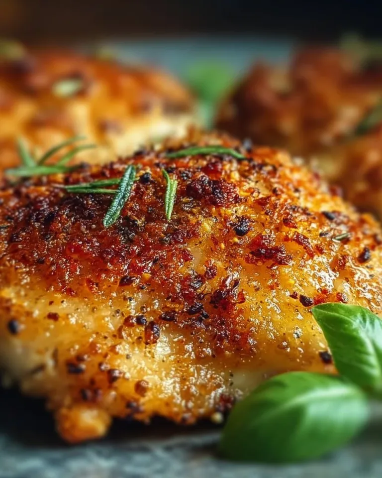 Juicy and tender melt-in-your-mouth chicken breast served with herbs
