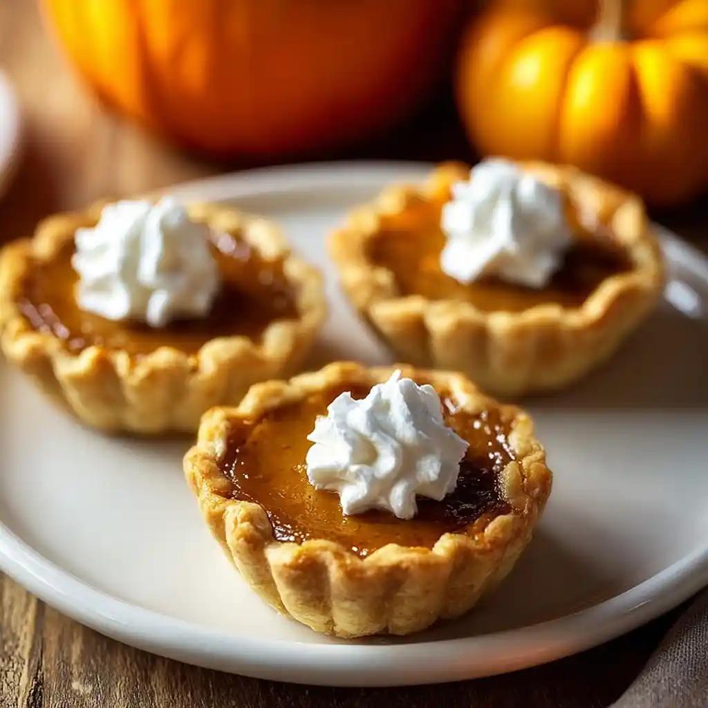 mini pumpkin pies quick recipe