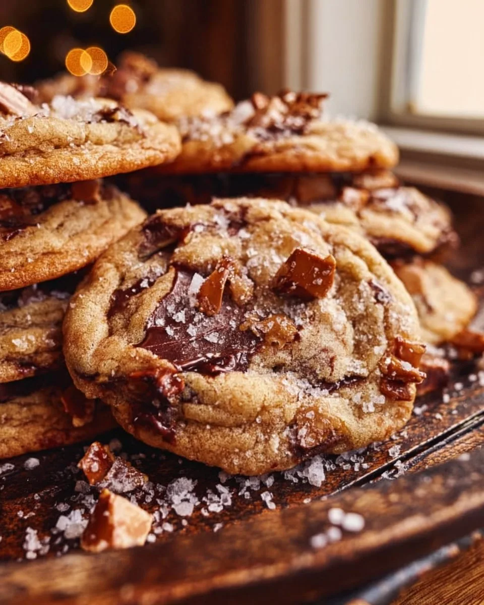 Brown Butter Toffee Cookies