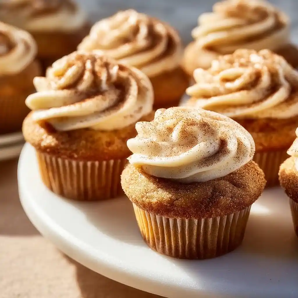 snickerdoodle cupcakes recipe card