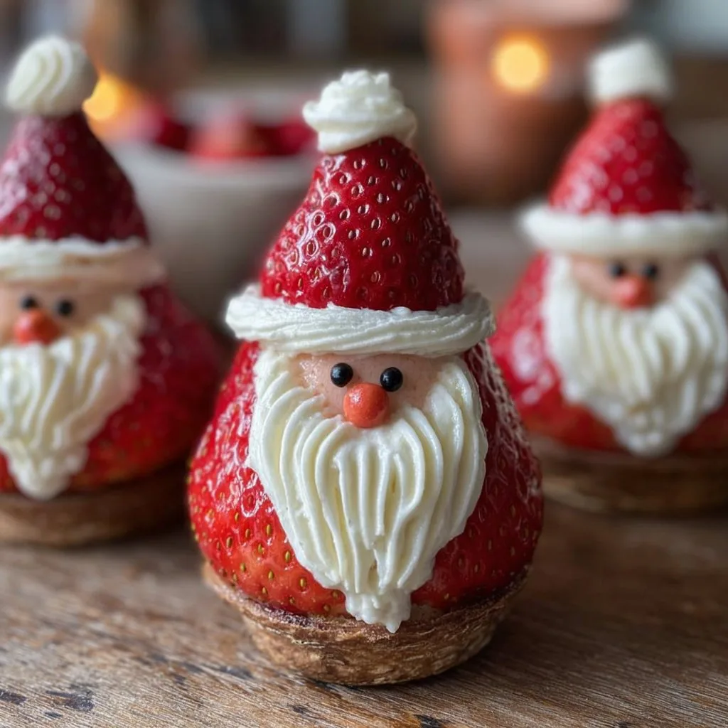 Sweetest Strawberry Santas: Christmas Magic in Every Bite!