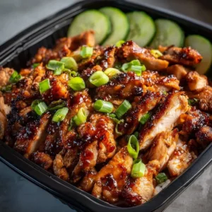 Delicious Korean BBQ made with leftover rotisserie chicken