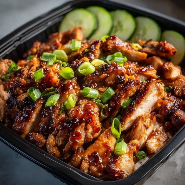 Delicious Korean BBQ made with leftover rotisserie chicken