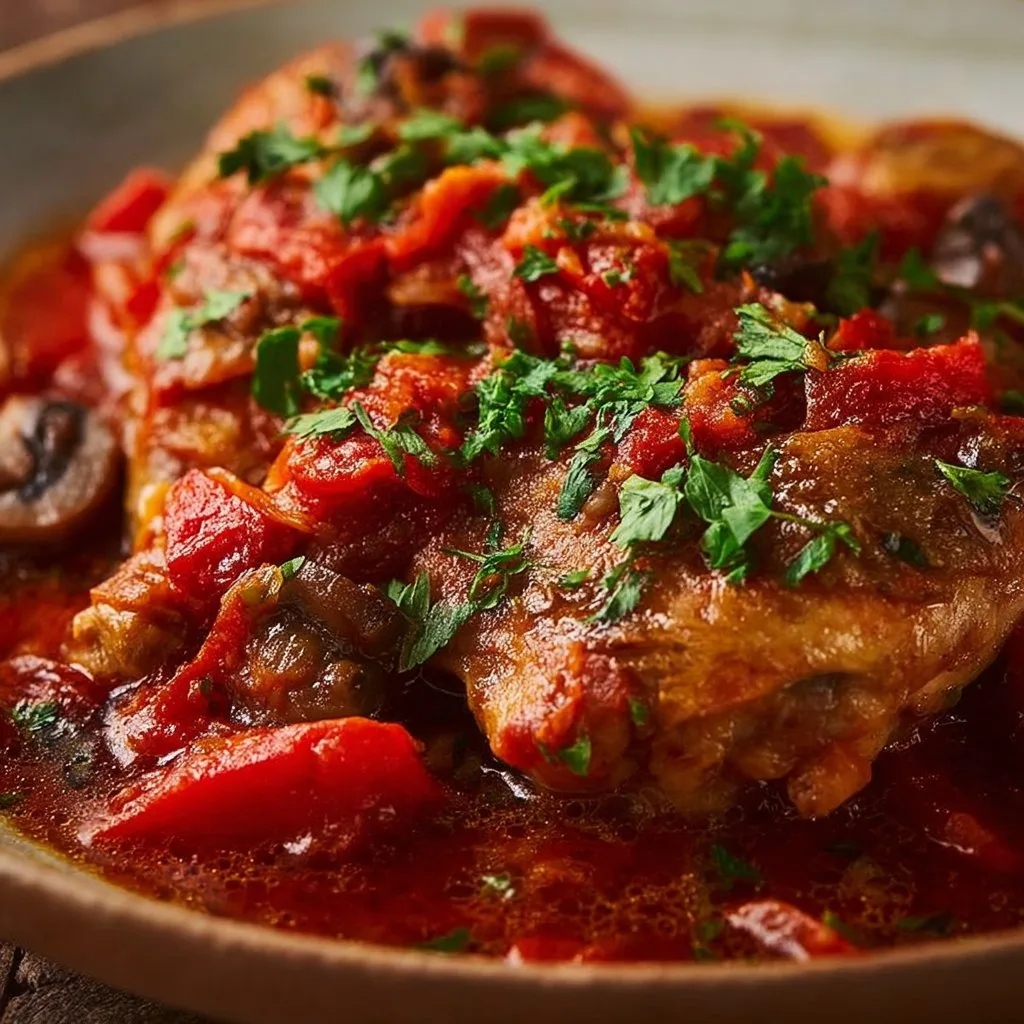 Slow Cooker Chicken Cacciatore