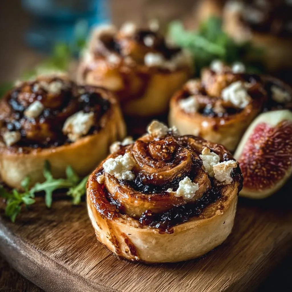 Fig and Goat Cheese Pinwheels