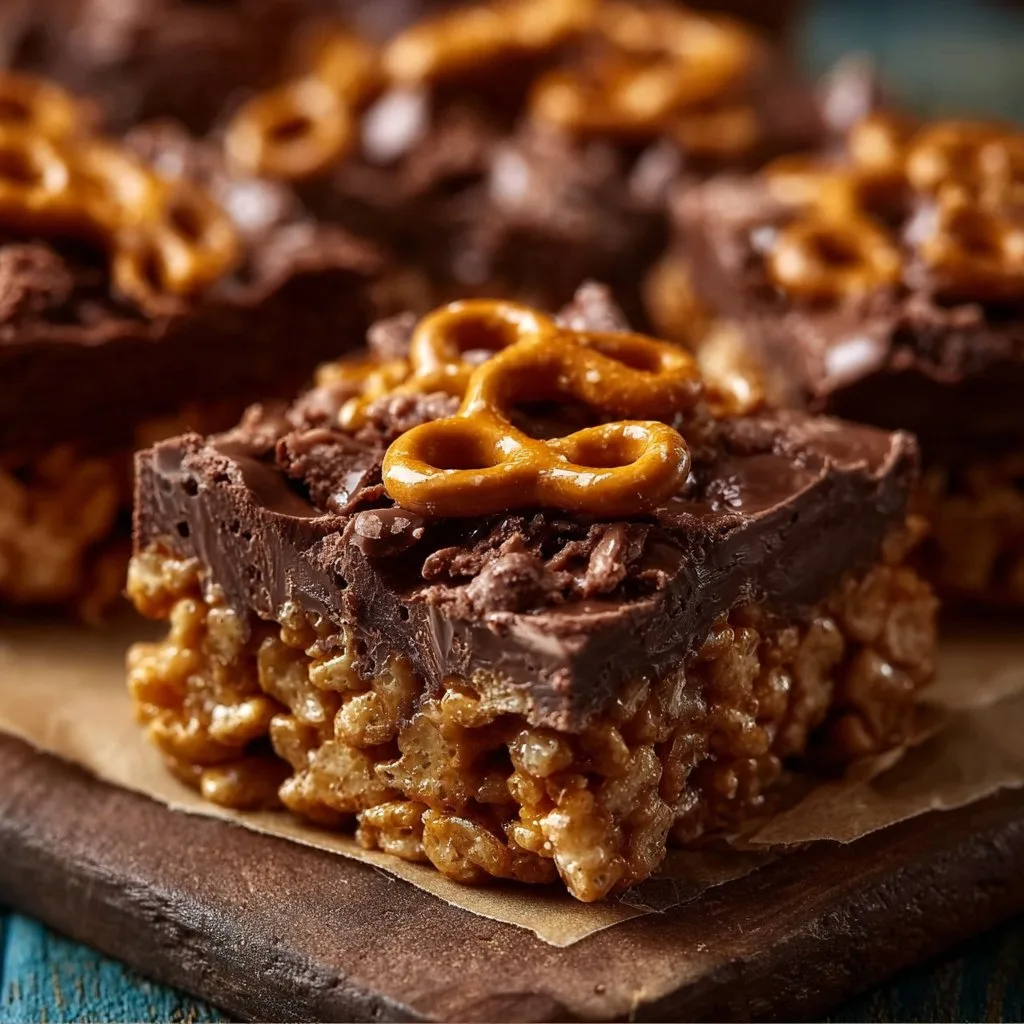 Decadent Chocolate Peanut Butter Chex Scotcheroos