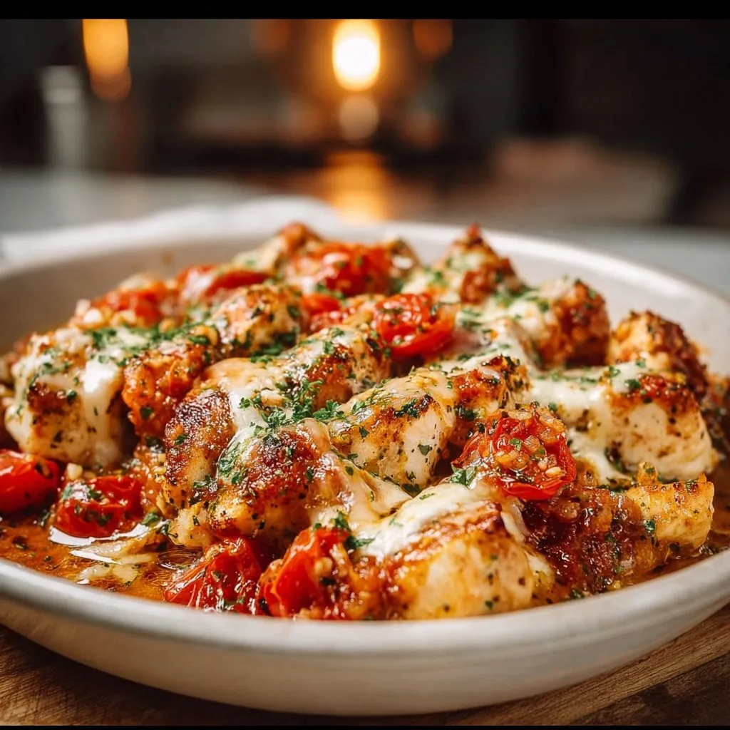 Clean Eats Bruschetta Chicken Casserole