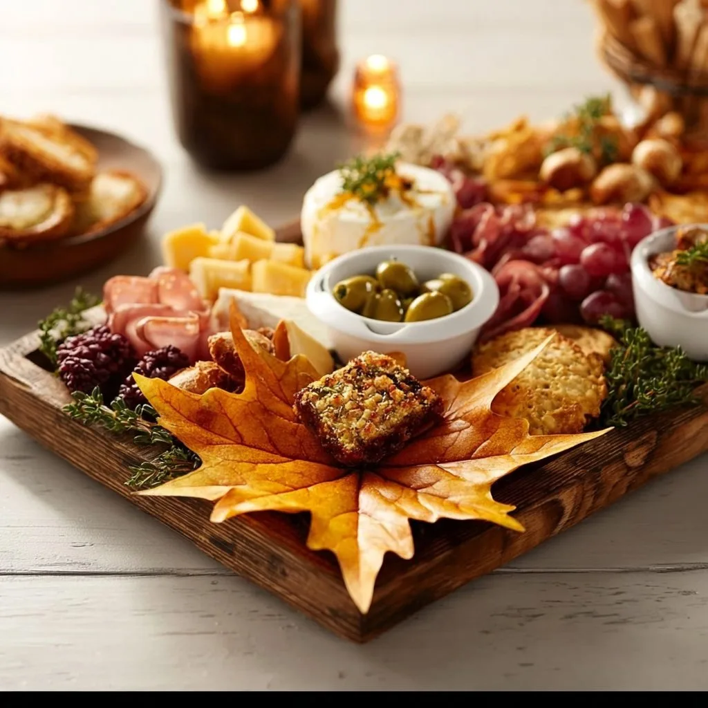 Maple Leaf Grazing Tray