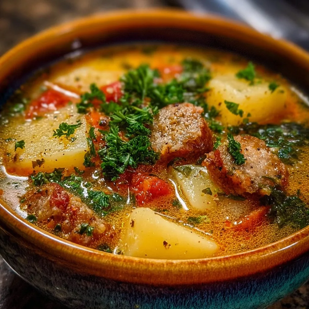 Cozy Sausage Potato Soup