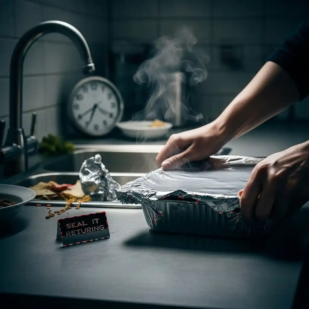 Chicken Tzatziki and Rice preparing