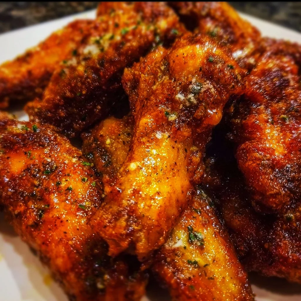Delicious Cowboy Butter Chicken Wings served on a platter