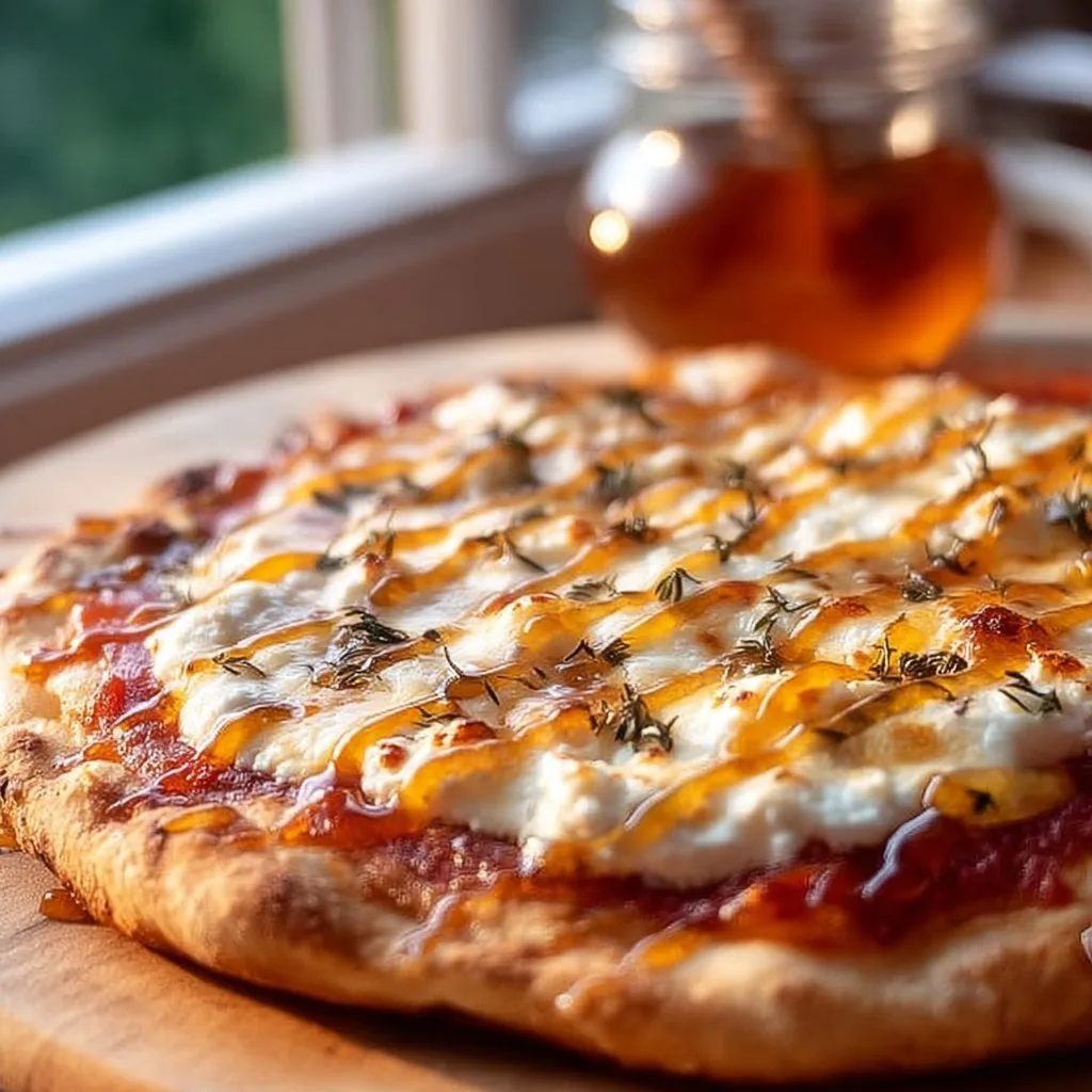 Irresistible Hot Honey Ricotta Pizza Delight