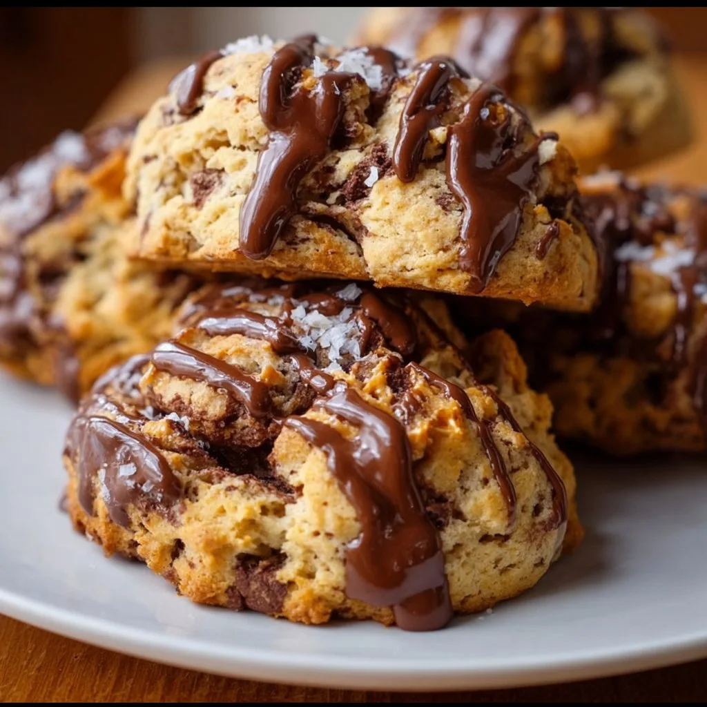 Peanut Butter Chocolate Swirl Scones