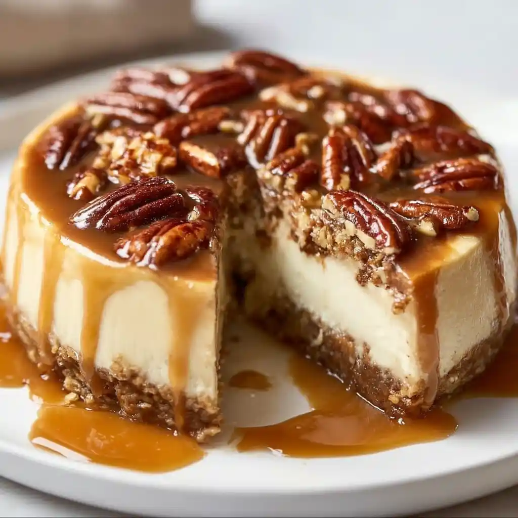 pecan pie cheesecake Card