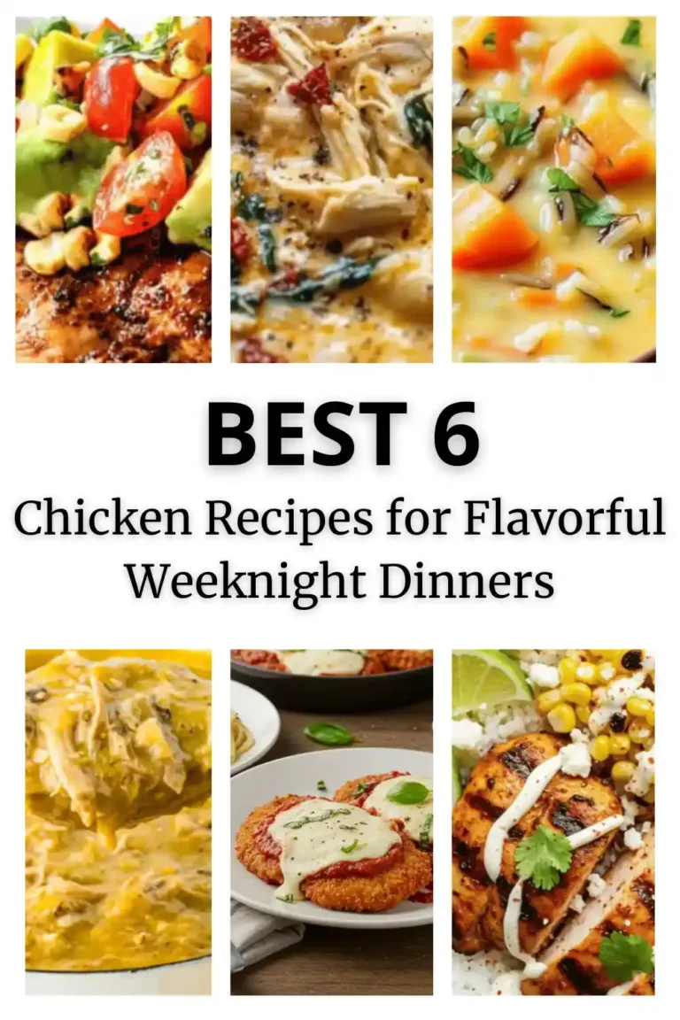 Delicious and easy chicken recipes for flavorful weeknight dinners
