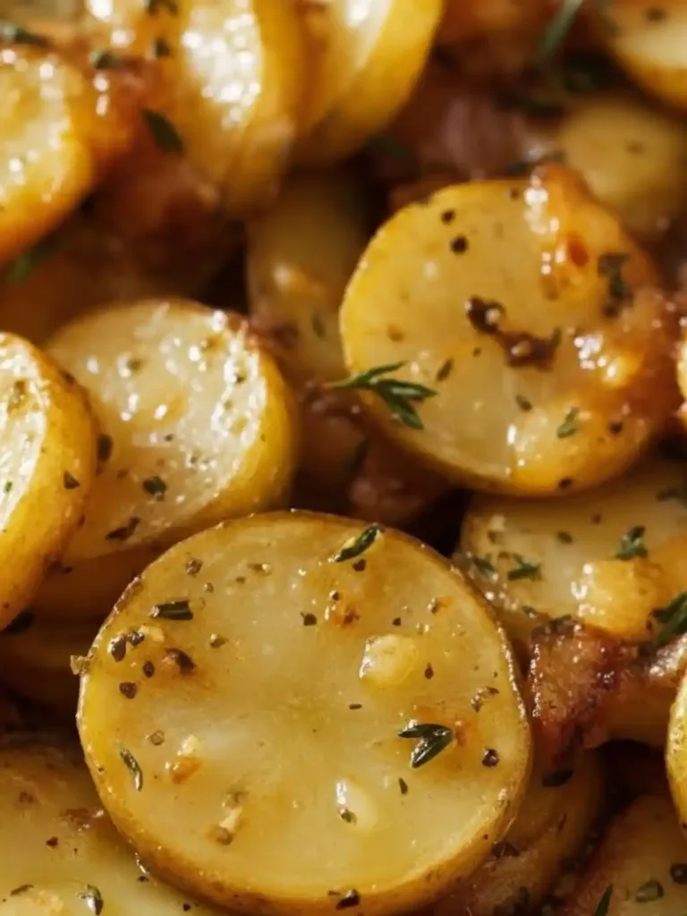 Savory Slow Cooker Lipton Onion Potatoes dish
