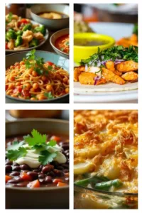 A collection of quick dinner recipes for busy families and easy meal prep.