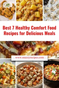 Delicious and nutritious healthy comfort food recipes for satisfying meals.