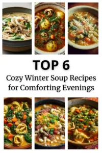 Delicious comforting soup recipes for cozy evenings featuring fresh ingredients
