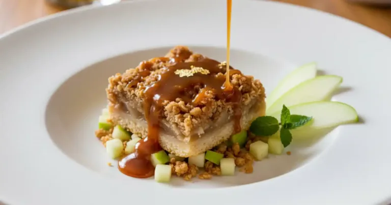 Salted Caramel Apple Pie Bars