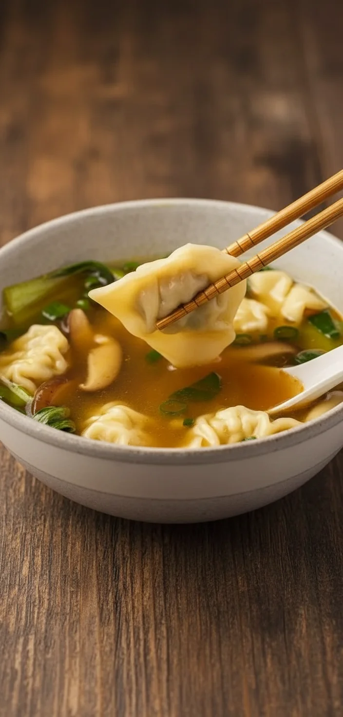 Quick and Easy Wonton Soup