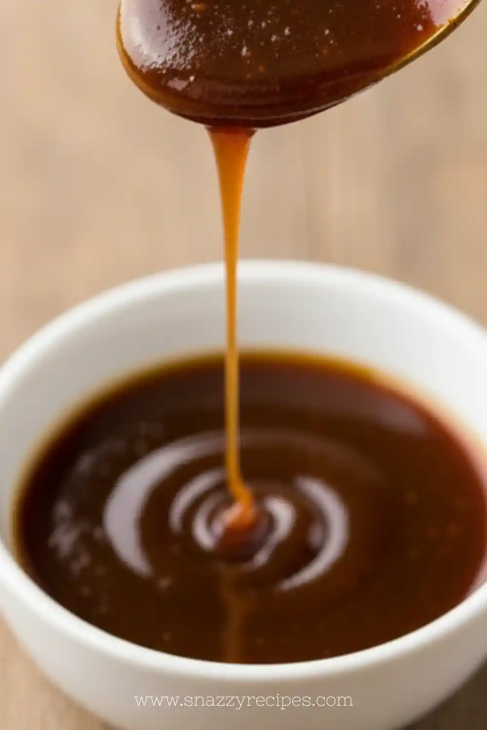 Homemade 3-ingredient tonkatsu sauce served with katsu dish