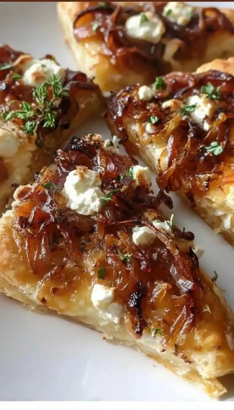 Caramelized Onion and Goat Cheese Tarts