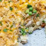 Easy tuna casserole recipe with pasta and cheese
