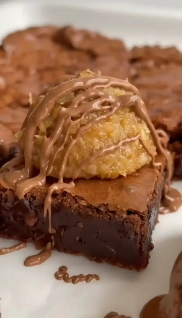 German chocolate cake brownies