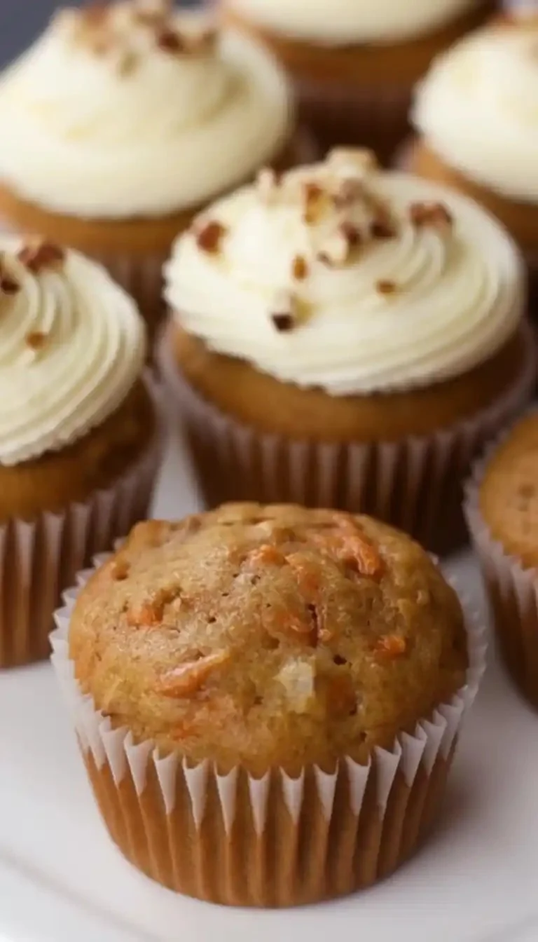 Homemade Carrot Cake Cupcakes