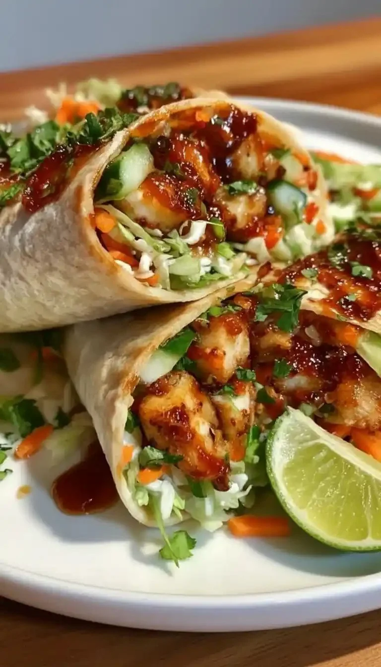 Sweet Chili Chicken Wraps